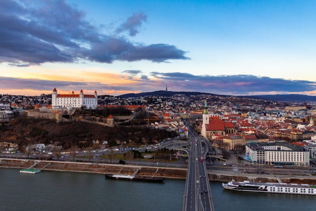 Bratislava, Slovakia Private Jet Charter View