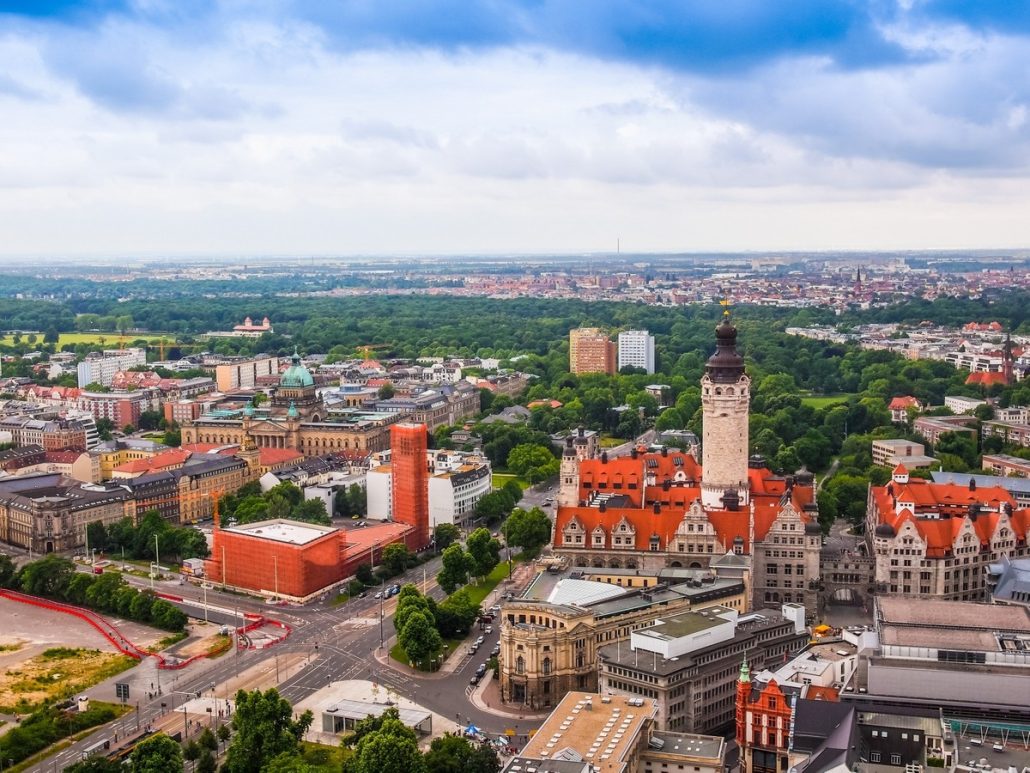 Leipzig Private Jet Charter Skyline