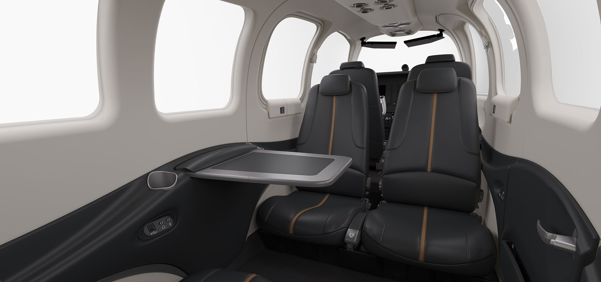 Beechcraft Baron 58 interior